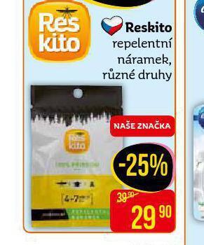 Reskito repelentní náramek