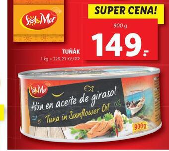 Lidl Tuňák nabídka