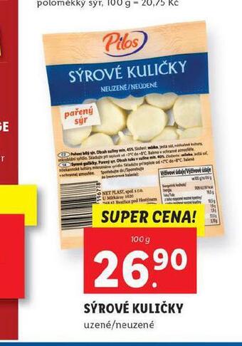 Lidl Sýrové kuličky nabídka