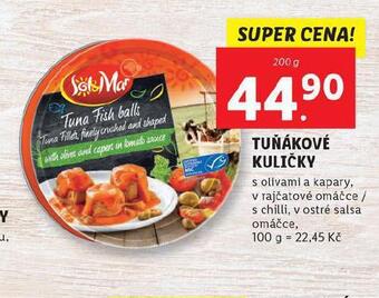 Lidl Tuňákové kuličky nabídka