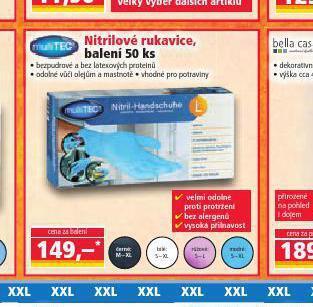 Norma Nitrilové rukavice nabídka