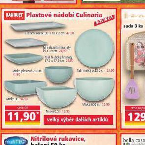 Norma Plastové nádobí culinaria nabídka