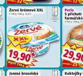 Norma Žervé krémové xxl nabídka