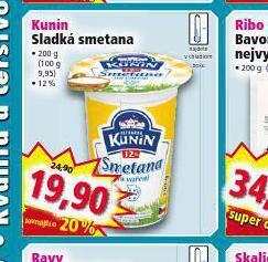 Norma Kunín sladká smetana nabídka
