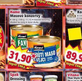 Norma Hamé masové konzervy nabídka