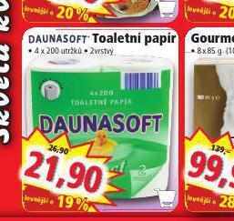Norma Daunasoft toaletní papír nabídka