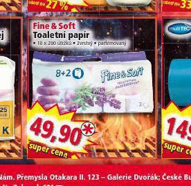 Norma Fine & soft toaletní papír nabídka