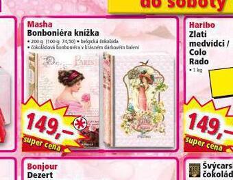 Norma Masha bonboniéra knížka nabídka