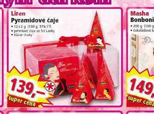 Norma Liran pyramidové čaje nabídka