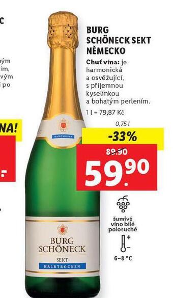Lidl Burg schoneck sekt nabídka