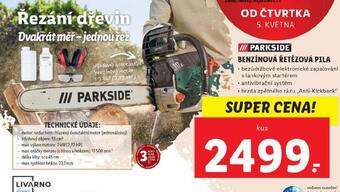Lidl Benzínová řetězová pila nabídka