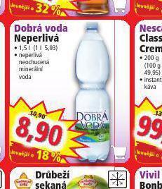 Norma Dobrá voda neperlivá nabídka