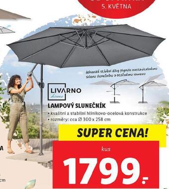 Lidl Lampový slunečník nabídka