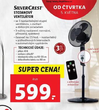 Lidl Stojanový ventilátor nabídka