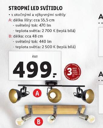 Lidl Stropní led svítidlo nabídka