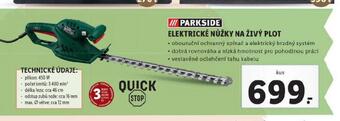Lidl Elektrické nůžky na živý plot nabídka