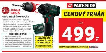 Lidl Aku vrtací šroubovák nabídka