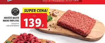 Lidl Hovězí maso mleté nabídka