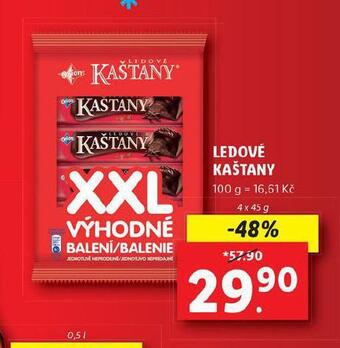 Lidl Ledové kaštany nabídka