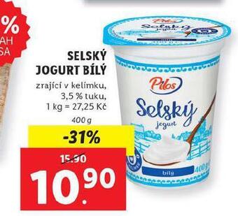 Lidl Selský jogurt nabídka