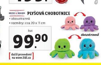 Lidl Plyšová chobotnice nabídka
