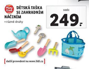 Lidl Dětská taška se zahradním náčiním nabídka
