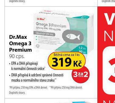 Dr. max omega 3 premium nabídky v Dr. Max