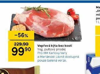 Tesco Vepřová kýta bez kosti nabídka