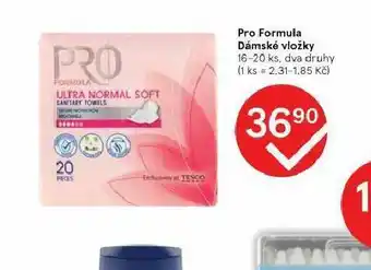 Tesco Proformula dámské vložky nabídka