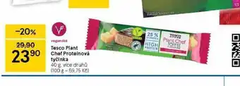 Tesco Proteinová tyčinka nabídka