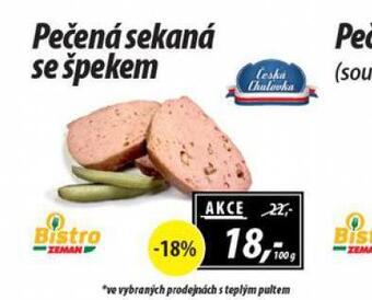 ZEMAN Pečená sekaná se špekem nabídka