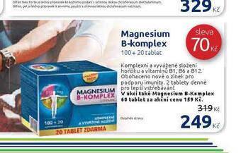 Benu Magnesium b-komplex nabídka