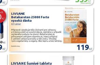 Benu Livsane betakaroten 25000 forte nabídka