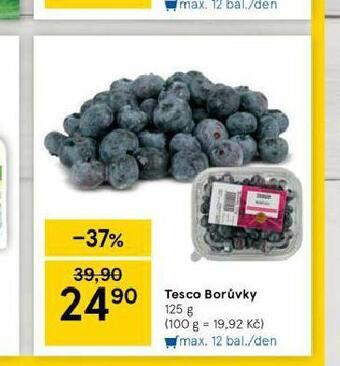 Tesco Borůvky nabídka