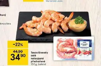 Krevety celé neloupané předvařené