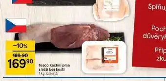 Tesco Kachní prsa s kůží bez kosti nabídka