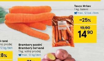 Tesco Mrkev nabídka