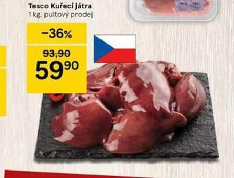 Tesco Kuřecí játra nabídka
