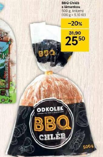 Tesco Odkolek bbq chléb s lámankou nabídka