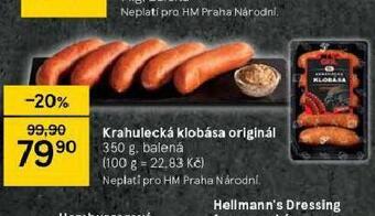 Tesco Krahulecká klobása originální nabídka