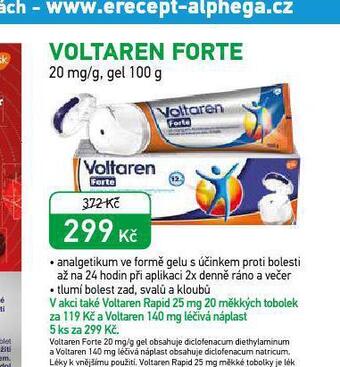 Alphega Lékárna Voltaren forte nabídka