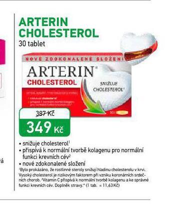 Alphega Lékárna Arterin cholesterol nabídka