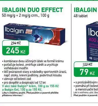 Alphega Lékárna Ibalgin duo effect nabídka