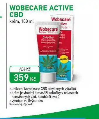 Alphega Lékárna Wobecare active cbd nabídka