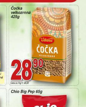 Lidl Čočka velkozrnná nabídka