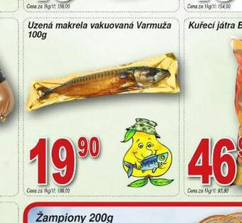 Lidl Uzená makrela vakuovaná nabídka