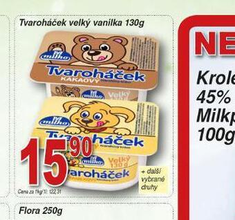 Lidl Tvaroháček velký vanilka nabídka