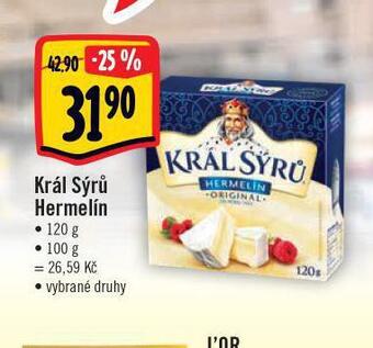 Král sýrů hermelín