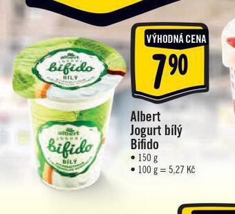 Jip Albert jogurt bílý bifido nabídka