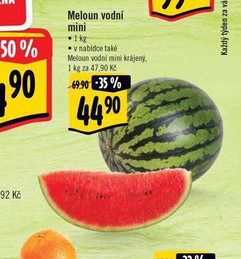 Jip Meloun vodní mini nabídka